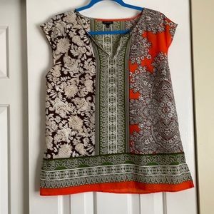 Talbots vibrant top!